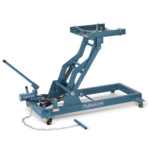 Macaco hidr�ulico para caixa c�mbio de 750 kg com rodas de pu - 4105