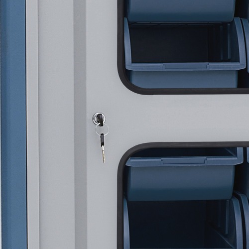 Arm�rio com 26 caixas n� 7 e portas de vidro - AM-49