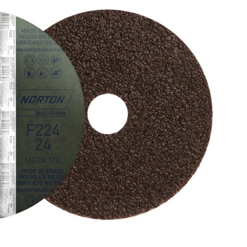 Disco de lixa de fibra 115 x 22 mm - F224