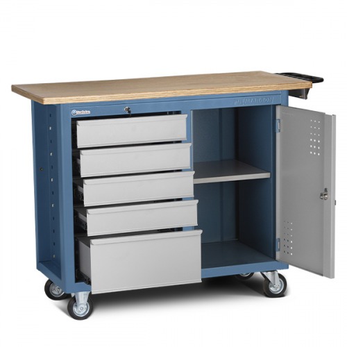 Bancada m�vel com 5 gavetas 1 porta e 1 prateleira - 2005-M