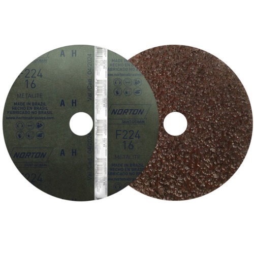 Disco de lixa de fibra 115 x 22 mm - F224 