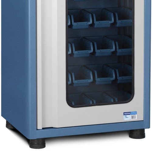 Armrio com 66 caixas n 3 e portas de vidro - AM-47