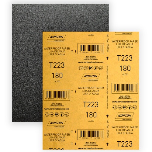 Folha de lixa D'gua 225 x 275 mm - T223