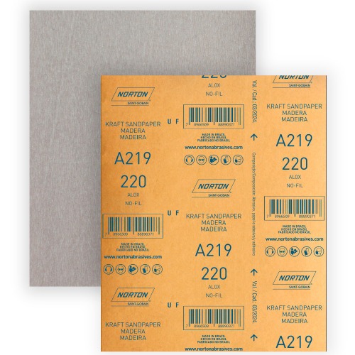 Folha de lixa para laca e verniz 225 x 275 mm - A219