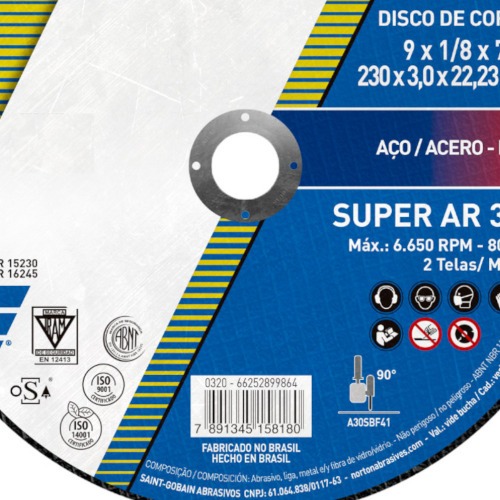 Disco de corte para metal 9