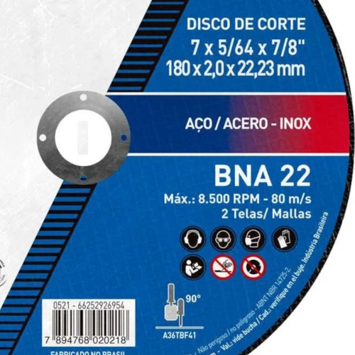 Disco de corte para inox 7