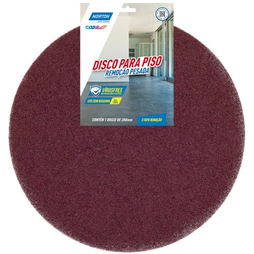Disco removedor de fibra para piso 350 mm