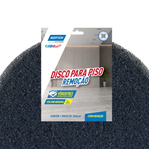 Disco removedor de fibra para piso 350 mm