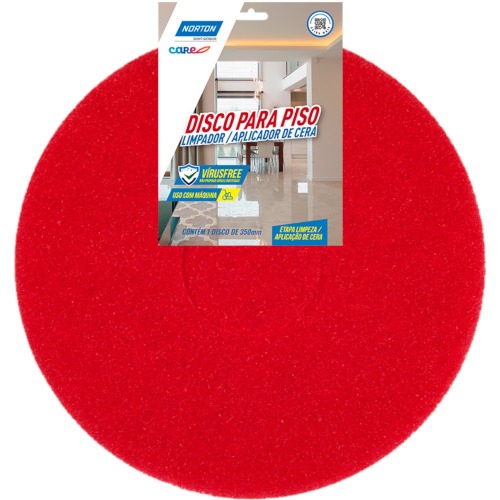 Disco aplicador de fibra para piso 350 mm