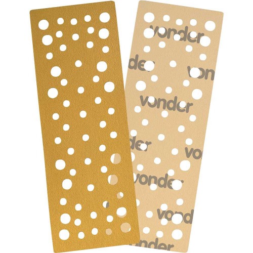 Lixa retangular costado papel com fibra de poli�ster 70 x 197 mm com 10 pe�as