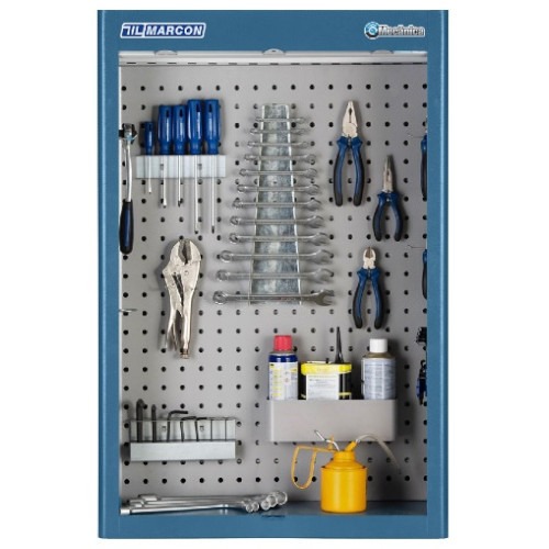 Armrio para ferramentas com chapa perfurada e persiana em pvc - AM-5