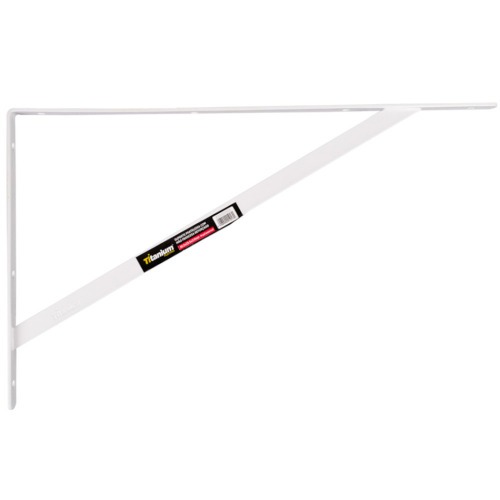 Cantoneira M�o francesa refor�ada 38,5 cm branca - 08183