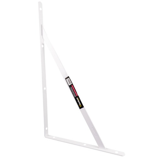 Cantoneira M�o francesa refor�ada 38,5 cm branca - 08183