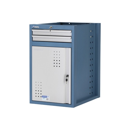 Módulo com abertura para esquerda e 2 gavetas Módulo com abertura para esquerda e 2 gavetas