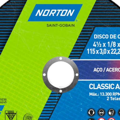 Disco de corte para aço 4.1/2 Disco de corte para aço 4.1/2