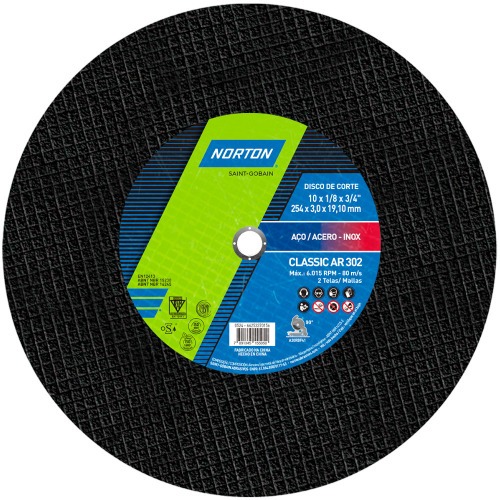 Disco de corte para aço 10 Disco de corte para aço 10