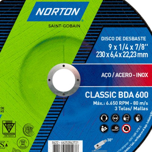 Disco de desbaste para aço 9 Disco de desbaste para aço 9