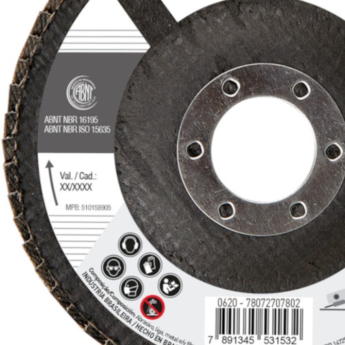 Disco de lixa flap disc 4.1/2 Disco de lixa flap disc 4.1/2