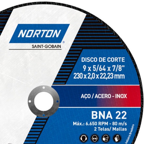 Disco de corte para inox 9