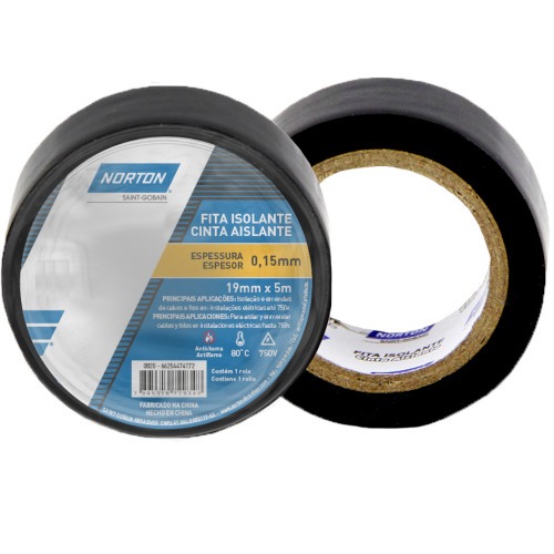 Fita isolante torre 19 mm x 5 m