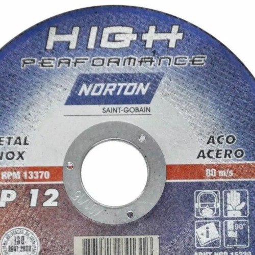 Disco de corte para metal / inox 4.1/2 x 3/64 x 7/8