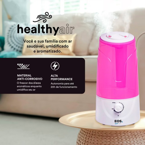 Umidificador e Aromatizador de Ar Ultrass�nico 3L Artic Fresh - EUM02R  110V/220V