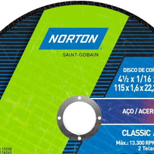Disco de corte para metal 4.1/2 x 1/16 x 7/8