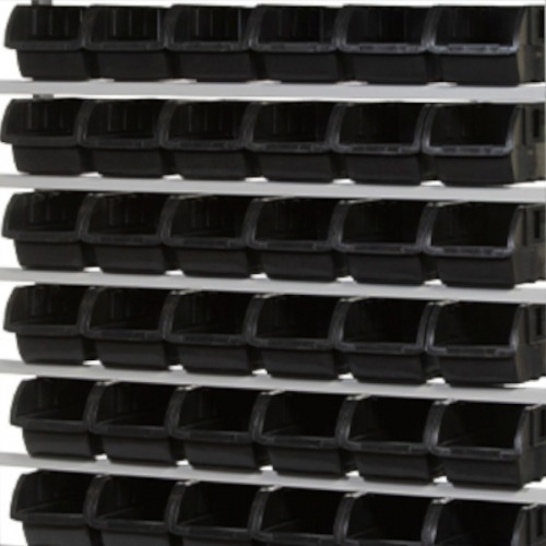 Estante met�lica para 54 gavetas n� 5 preta - EF54/5P