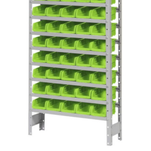 Estante metálica com 60 gavetas n° 3 verde - EF60/3VD Estante metálica com 60 gavetas n° 3 verde - EF60/3VD