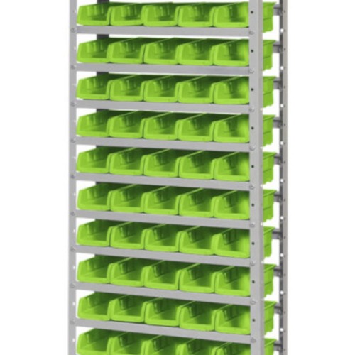 Estante metálica com 60 gavetas n° 3 verde - EF60/3VD Estante metálica com 60 gavetas n° 3 verde - EF60/3VD