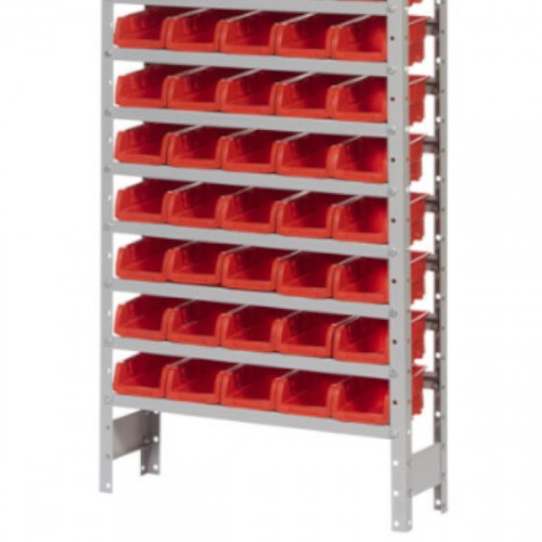 Estante metlica com 60 gavetas n 3 vermelha - EF60/3V