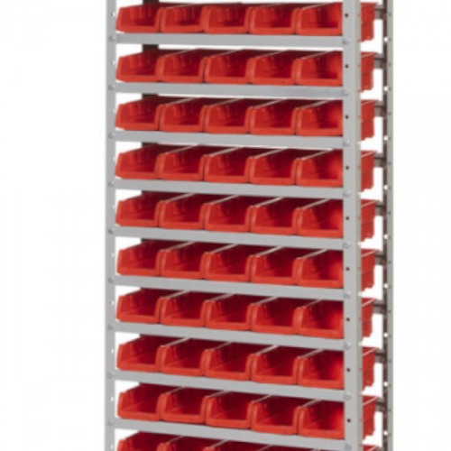 Estante metlica com 60 gavetas n 3 vermelha - EF60/3V