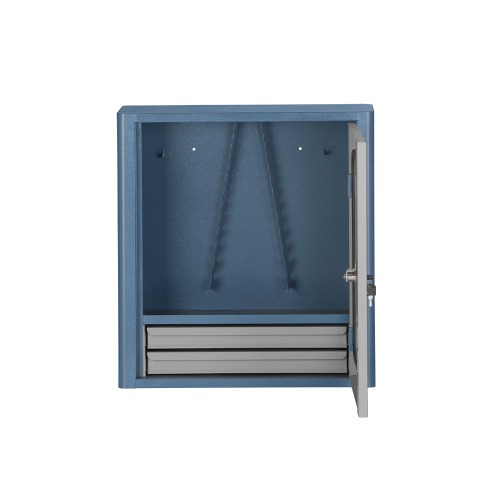 Armário para ferramentas com 1 prateleira 2 gavetas e porta com visor de vidro - AR-3 Armário para ferramentas com 1 prateleira 2 gavetas e porta com visor de vidro - AR-3