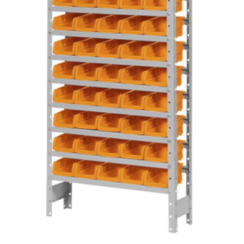 Estante met�lica com 60 gavetas n� 3 laranja - EF60/3L