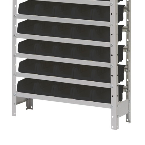 Estante metlica com 30 gavetas n 3 preta - EF30/3P