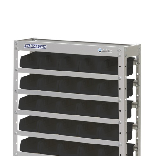 Estante metlica com 30 gavetas n 3 preta - EF30/3P