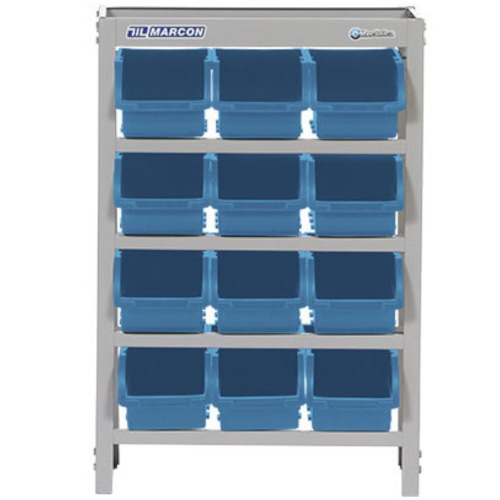 Estante met�lica com 12 gavetas n� 5 azul - EM12/5A