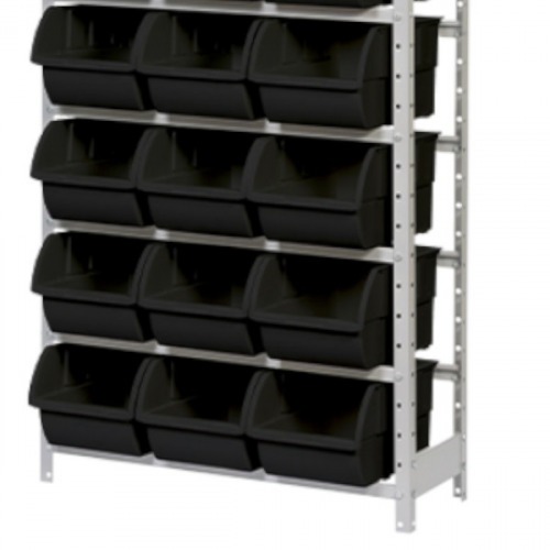 Estante metálica com 21 gavetas n° 7 preta - EP21/7P Estante metálica com 21 gavetas n° 7 preta - EP21/7P
