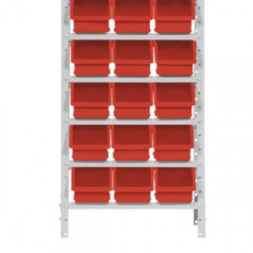 Estante metlica com 27 gavetas n 5 vermelha - EF27/5V