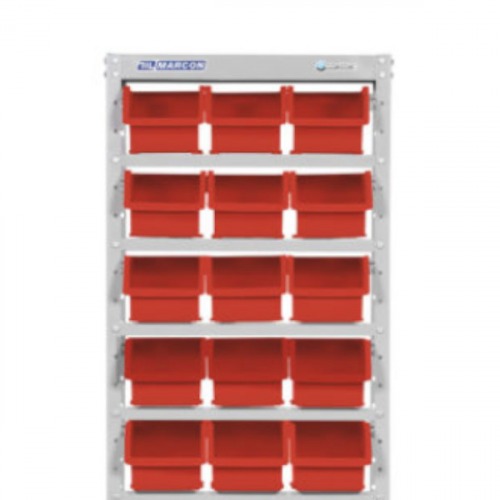 Estante metlica com 27 gavetas n 5 vermelha - EF27/5V