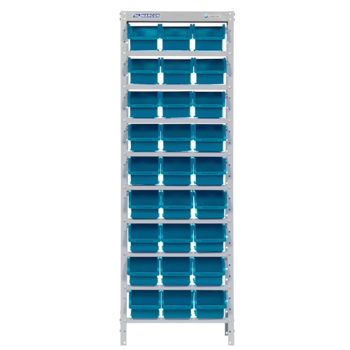 Estante met�lica com 27 gavetas n� 5 azul - EM27/5A