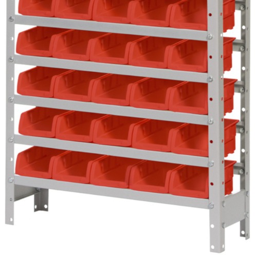 Estante metlica com 30 gavetas n 3 vermelha - EF30/3V