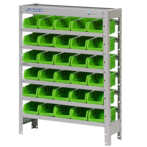 Estante metlica com 30 gavetas n 3 verde - EF30/3VD