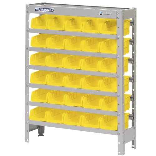 Estante metlica com 30 gavetas n 3 amarela - EF30/3AM