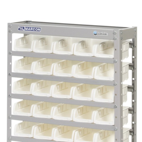 Estante metlica com 30 gavetas n 3 branca - EF30/3B