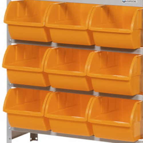 Estante metlica com 9 gavetas n 7 laranja - EF9/7L