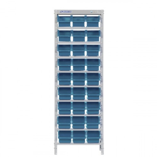 Estante metlica com 27 gavetas n 5 azul - EF27/5A