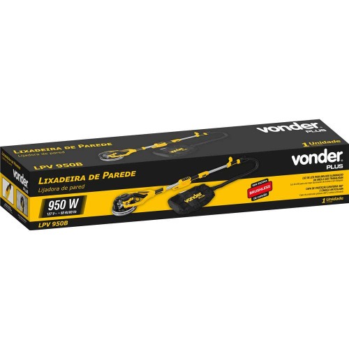 Lixadeira de parede e teto com LED 950W com acess�rios - LPV 950B  220V