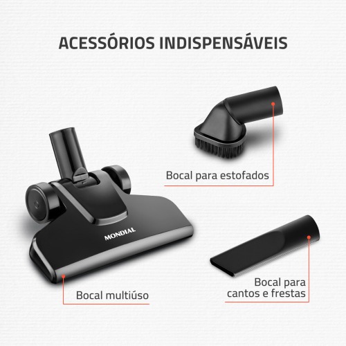 Aspirador de p�  2 em 1 port�til e vertical 1.100 watts  Turbo Cycle - AP-35  220V