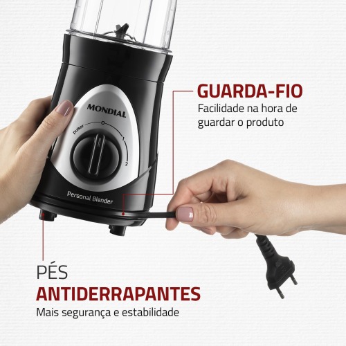 Liquidificador port�til 2 velocidades 300 watts Personal Blender - DG-01  110V